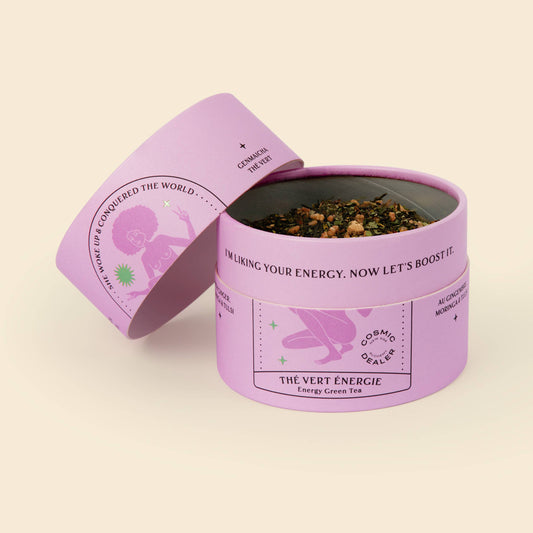 Energy-Tee: Genmaicha Ingwer & Tulsi – ALTE VERPACKUNG