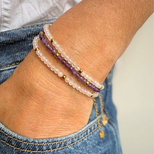 Amethyst Perlenarmband