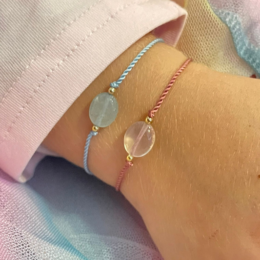 Kinderarmband mit Aquamarin