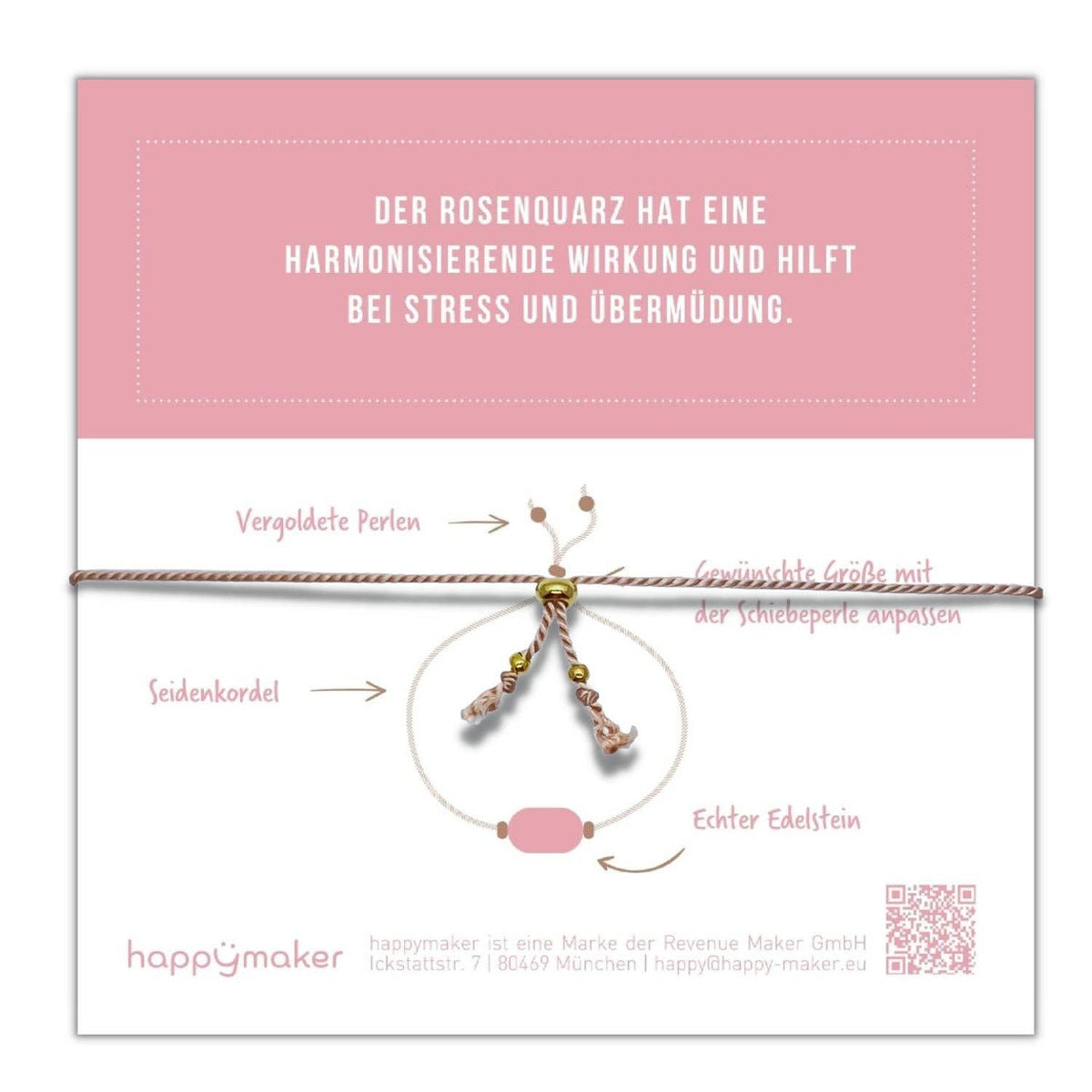 Rosenquarz Armband – Dein Kraftstein