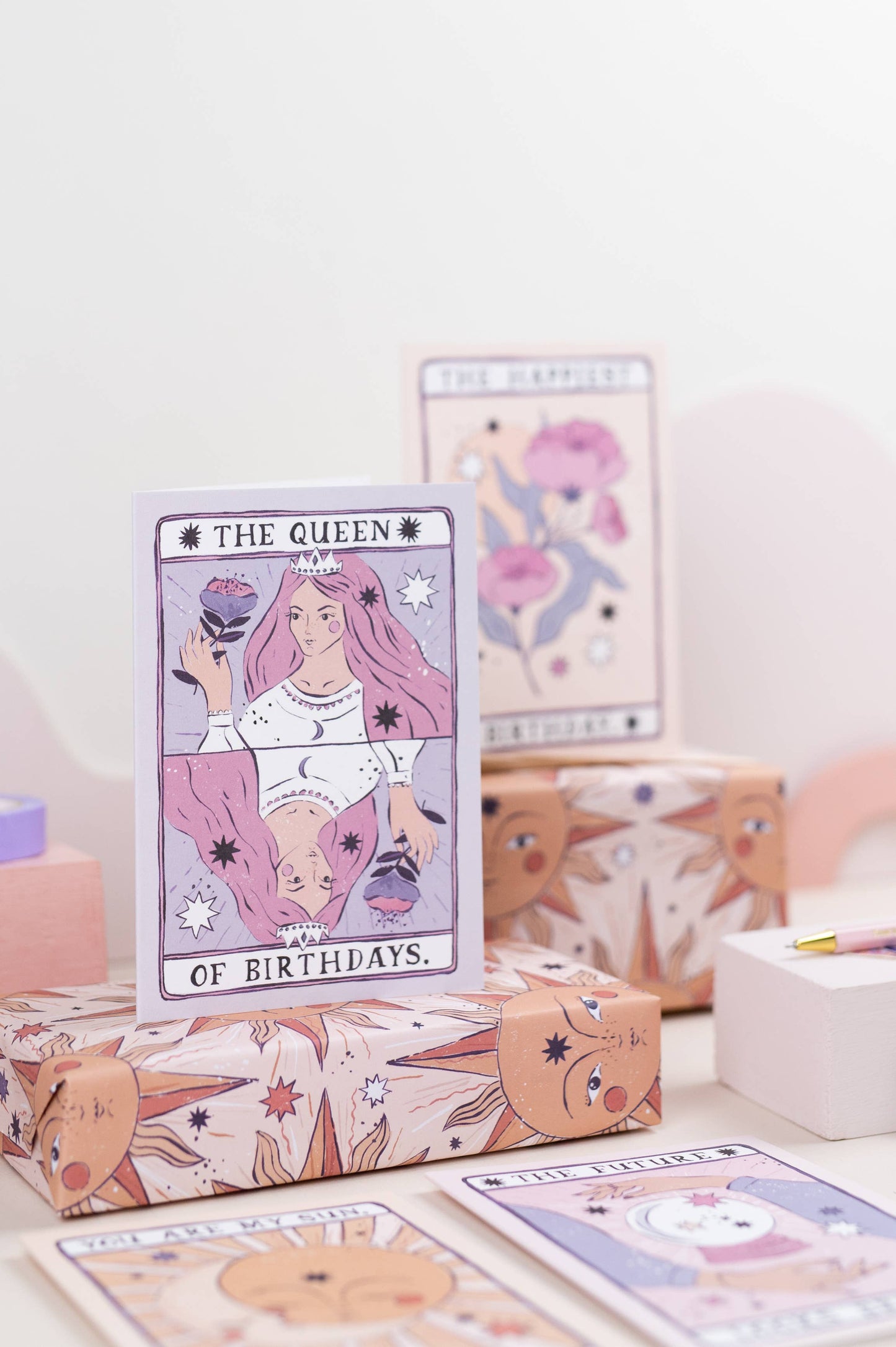 Queen of Birthdays Karte | Geburtstagskarte für Frauen | Karten
