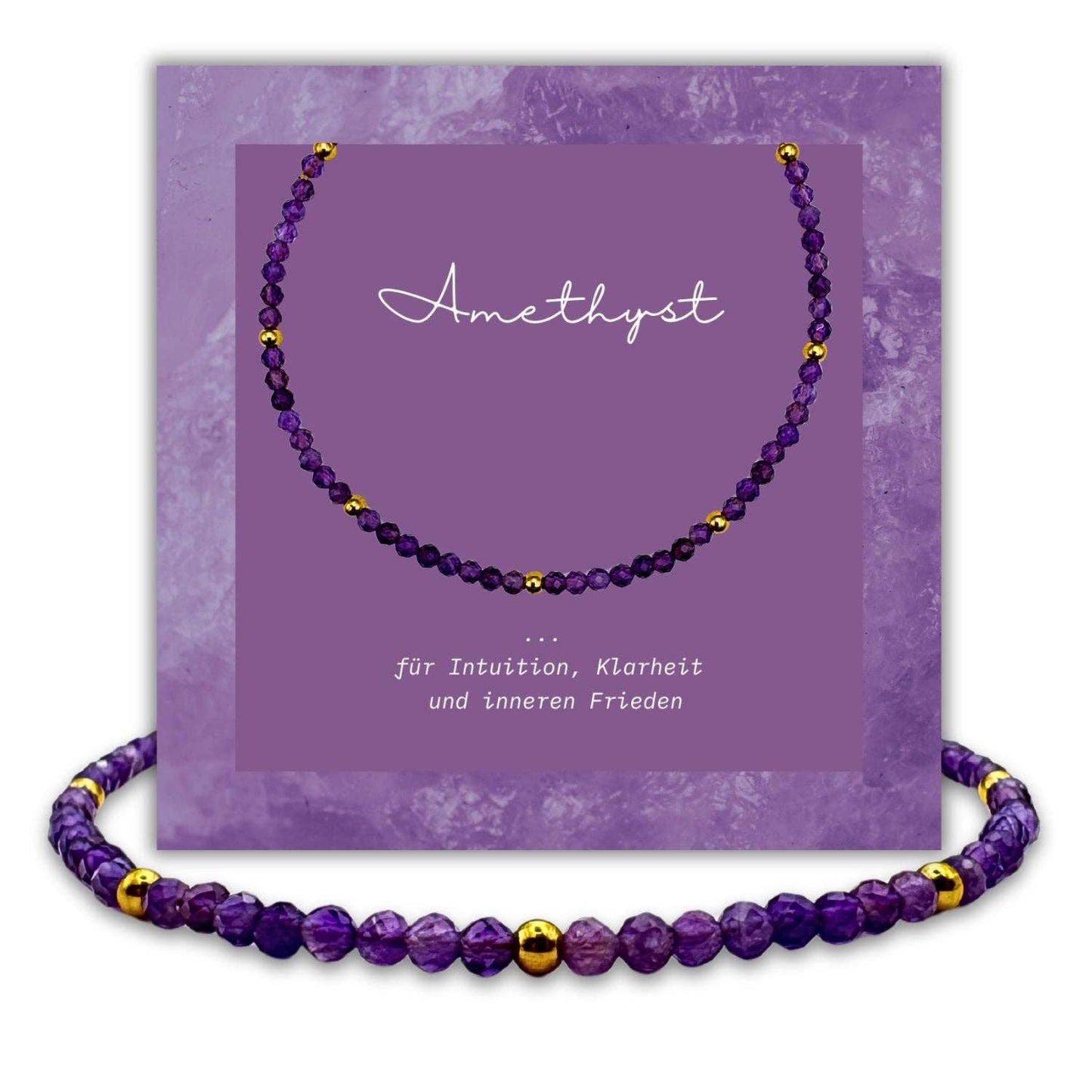 Amethyst Perlenarmband