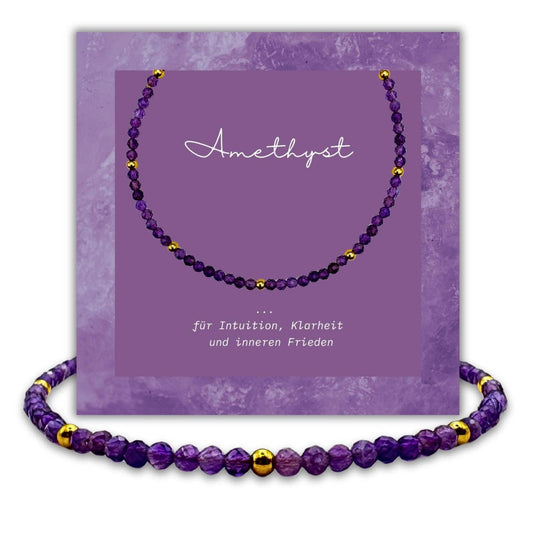 Amethyst Perlenarmband