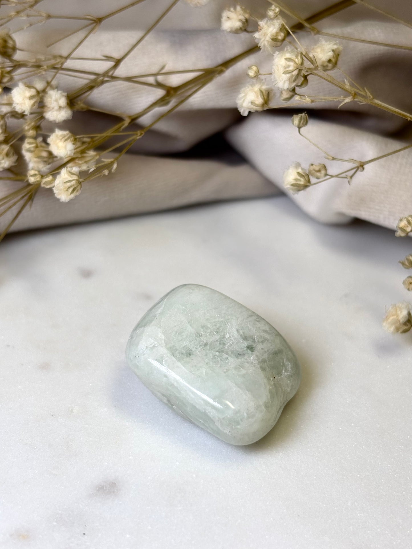 Aquamarin Trommelstein