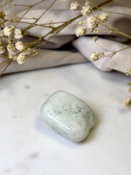 Aquamarin Trommelstein