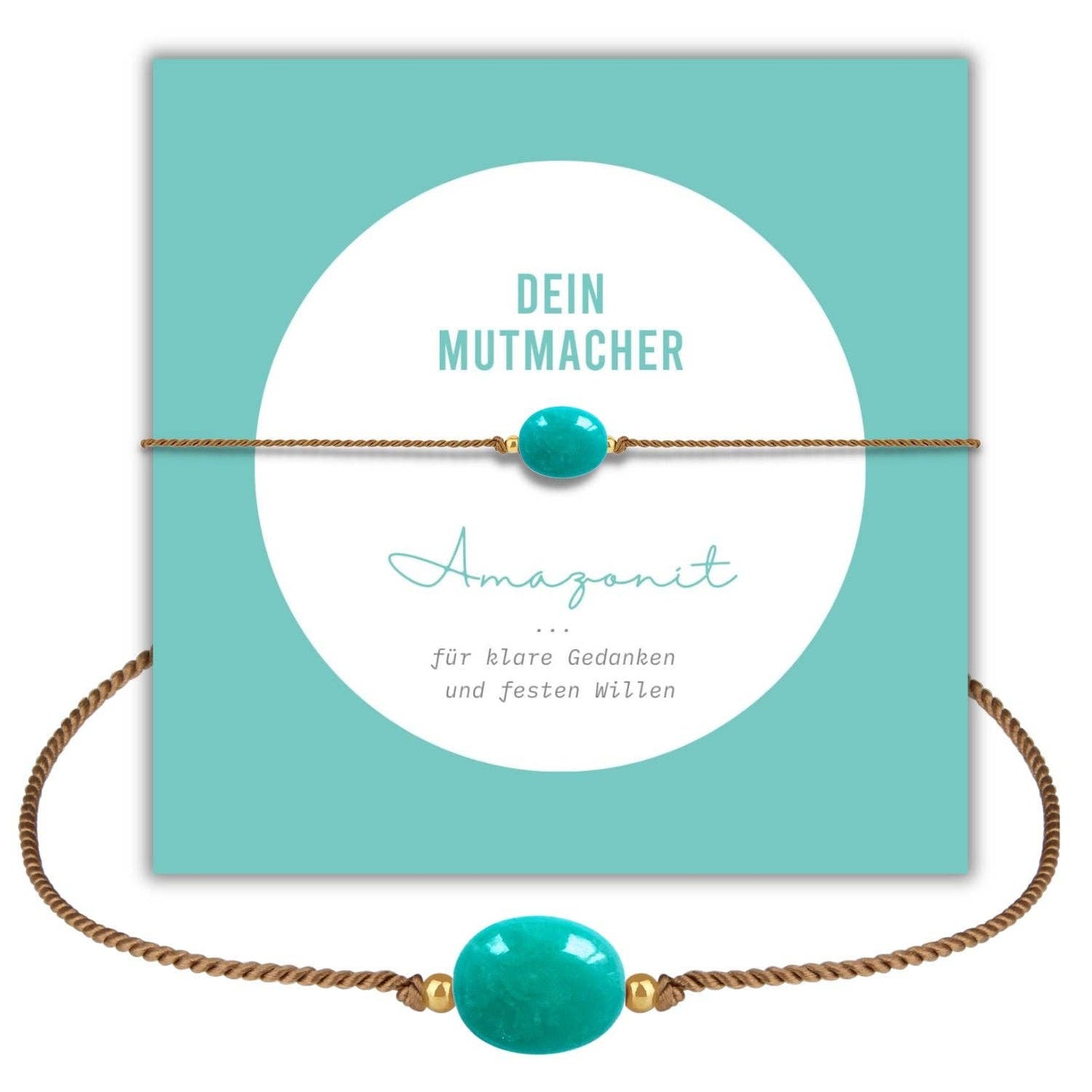 Amazonit Armband – Dein Mutmacher